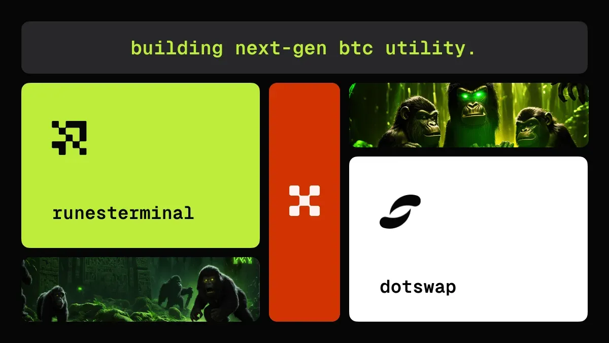 RunesTerminal Joins Forces with DotSwap to Build Next-Gen BTC Utility